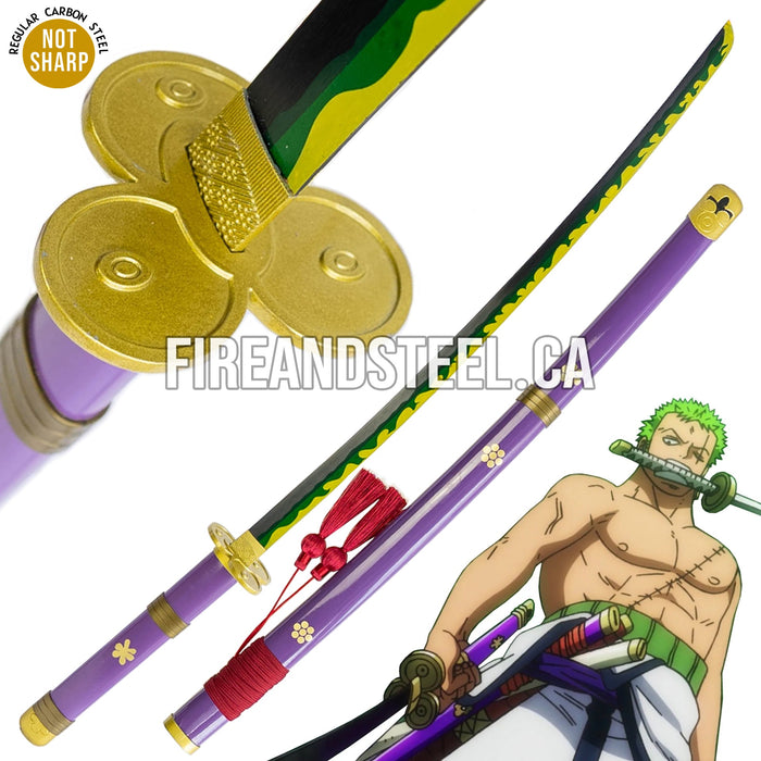 One Piece - Roronoa Zoro's Purple "Enma" Katana (Zoro Sword Enma - Anime Accurate)