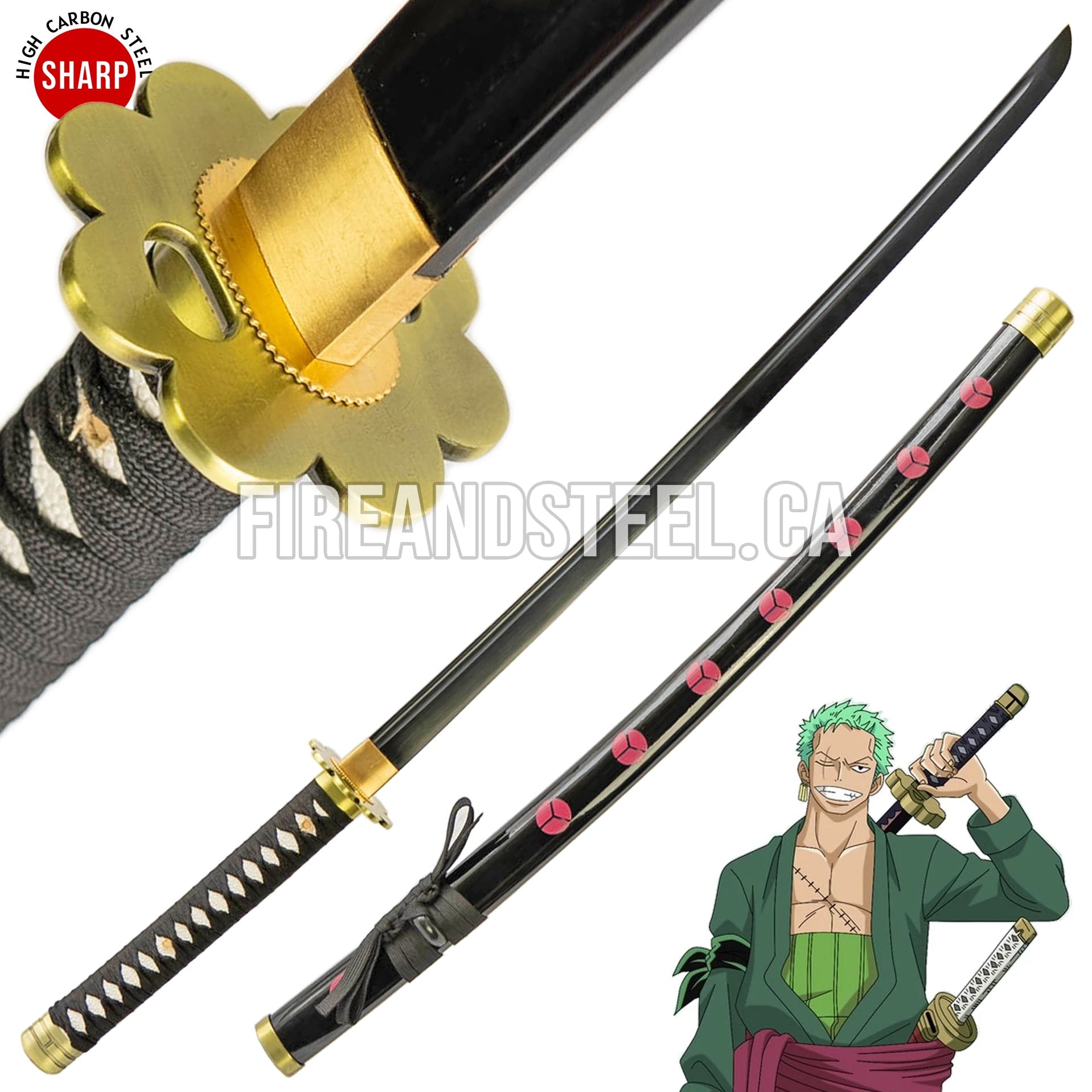 Zoro Sword Shusui One Piece Roronoa Zoro's "Meitou; Shusui" Katana